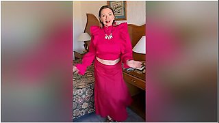 Hottest Busty Gilf Ever Do Striptease