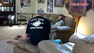 Hardcore Photo Shoot with Mature MILF Candi Annie - Big Natural Tits & Cumshot