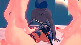 Anime Hentai In Kuroinus Olga Gets Herself A Bukkake Makeover