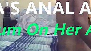 Marianna's Anal Attempt #2 - Gets Hot Cum on Her Ass & Pussy