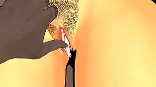 Indian Housewife Brutal Anal Sex with 3D AI Girl - Hot Hotel Face Fuck & Gaping Cumshot