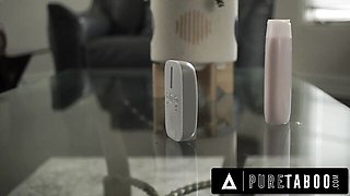 Noble Charles Dera and Adria Rae at hard rough sex