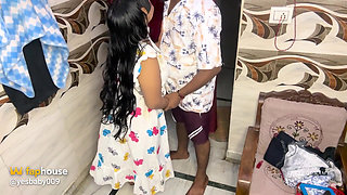 Desi Stepmom Caught Stepson Watching Her Change - She Took Over Hindi Video