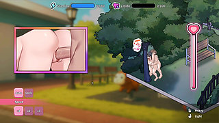 Hentai Game - Busty Police Woman Sex - Immoral Bathhouse