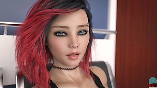 Animation 3d, 3d, big boobs