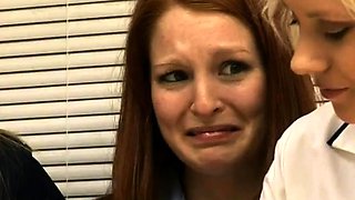 Blonde brunette have group sex