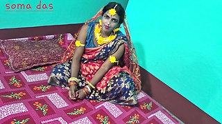 Sona bhabhi First night  with brother-in-law before husband comes