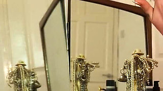 Step-mum Catches College Girl Mila at Her Dressing Table Face Slapping Punishment Wmv