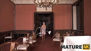 Mature4k. broom and groom