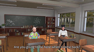 Sexy and Innocent Professor Fucked by an Old Man's Cock and Turned Into His Personal Slut