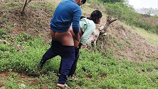 After College Holidays, Young Indian Desi Girl Goes to the Jungle with Her Boyfriends - Desi Village Young College Girl Jungle.