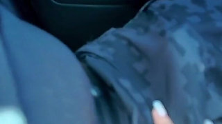 Horny Latina Cant Wait & Gives Him Roadhead Till He Cums