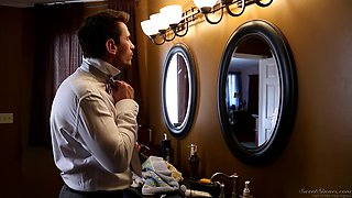 Busty sinful MILF exciting adult scene