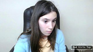 Skinny Small-Tits Petite Brunette Webcam Teen