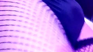 cool Latin Sissy ladyboy pumps her taut tiny booty bone PMV