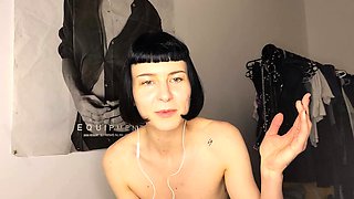 Lesbian massage amateurs finger passionately on table