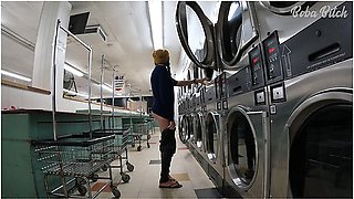 I Locked My Clothes In The Dryer At A Public Laundromat Enf Public Masturbation And Squirt