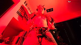 Facefucked by Krampus - Jaq Quicksilver Punishes You With POV Demon Cock and Big Clit Facefucking