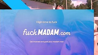 Big-Titted Brunette Angel Amateur Video from 2007