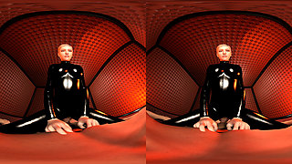 Mistress in Black Latex - POV Cowgirl