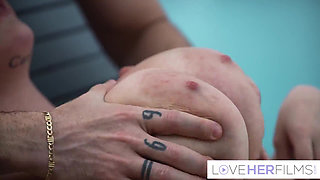 Busty Bombshell Sandra Sweet Anally Fucked