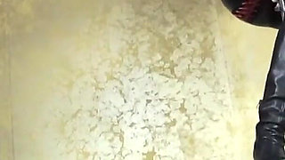 Dominatrix Boots Trampling Submissive Slave