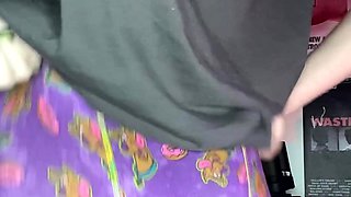 Amateur Jasmin stripping panties and masturbating