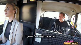Nathaly Cherie gets pounded hard in her Taxi ride - blonde pornstar reality