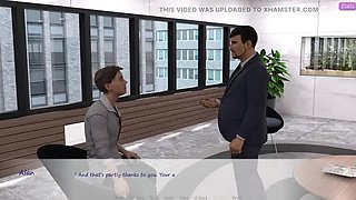 Stepbrother Caught Staring at Wife's Big Boobs - Hot Cheating Scene!