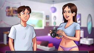 Summertime Saga - Jenny asked me to help her take nudes