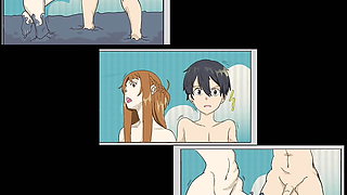 SAO Kirito x Asuna Desire QS Comic