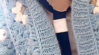 Pissing Pussy by College Girl Hana Chan She Doing House Work Then Go to Piss