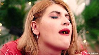 Femdom POV Giantess Video Latex Pvc Lesbians Arya Grander