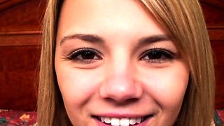 Amateur blond teen girlfriend lava fucking creampie pov