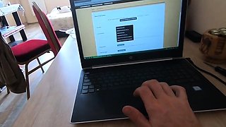 Surprise Blowjob Under the Table - Amateur Office Adventure