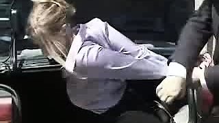 European amateur fucks a huge dick outdoors pov