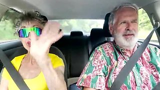 New Oahu road trip sex: Windward side fucking in car