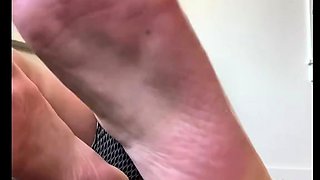 Hawt Blonde milf in foot Fetish tube scene