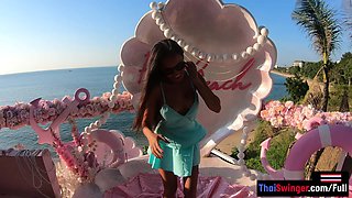 Big ass Thai GF anal after social media