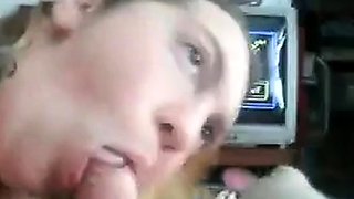 Cock-Sucking Close-Up Webcam Fun With My Husband