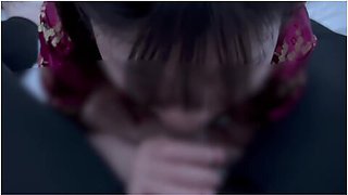 Intense Blowjob In A Chinese Dress