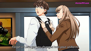 You've Hard Too Much To Drink: She Fucks On Tables In a Bar ( Hentai )