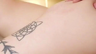 Girlfriend Takes Creampie Cleans Cock and Sucks a Friend