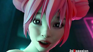 Neon Rave Hoe Bonny – Suck off in douche, deep wet screw & grubby money-shot