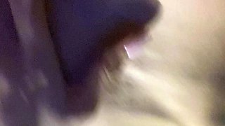 Teen blonde babe moist peach toy play and she loves it