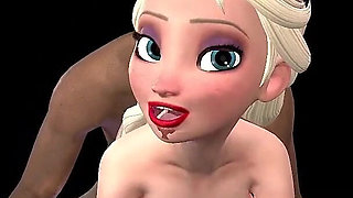 Elsa Wants to Feel a Frozen Doggy Position