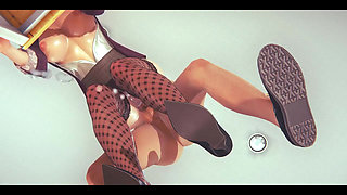 Hentai 3D Uncensored - Emily Handjob and Anal - Japanese Asian Manga Anime Film Game Porn