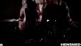 Lottie Magne - Horny Petite Teen 18+ Girl Laying Alien Eggs - Hardcore Monster Cock Birth Oviposition Creampie Ahegao