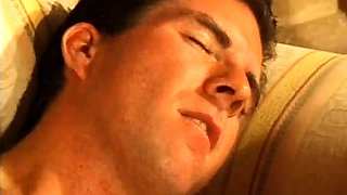 Amazing blowjob threesome movie with amazing blonde