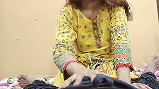 ( Pakistani ) beautiful Stepmom Having fun with Stepson midnight-Clear Hindi Conversation